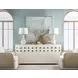 Bazaar Living White 80" Entertainment Credenza