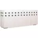 Bazaar Living White 80" Entertainment Credenza