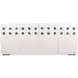 Bazaar Living White 80" Entertainment Credenza