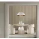 Bazaar Living Beige Upholstered Dining Arm Chair