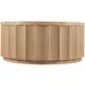 Bazaar Living Light Brown Round Cocktail Table