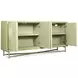 Bazaar Living Green 4 Door Credenza