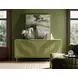 Bazaar Living Green 4 Door Credenza