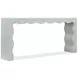 Bazaar Living Blue 72" Console Table