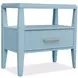 Commerce and Market Blue 1 Drawer Nightstand