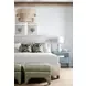 Commerce and Market Beige Upholstered California King Panel Bed