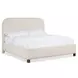 Commerce and Market Beige Upholstered California King Panel Bed