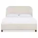 Commerce and Market Beige Upholstered California King Panel Bed
