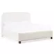 Commerce and Market Beige Upholstered California King Panel Bed