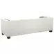 Emilia Ivory 98" Sofa with Pillows
