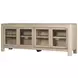 Solano Weathered Mango 71" TV Stand with 2 Glass Doors