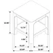 Solano Weathered Mango Square End Table