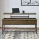 Byers Brown Oak And Sandy Black Coffee Table
