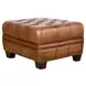 Haworth Saddle Leather Living Room Set with Nailhead Trim