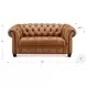 Haworth Saddle Brown Top Grain Leather Loveseat