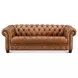Haworth Saddle Leather Living Room Set with Nailhead Trim