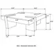 Skeet Natural Sheesham Coffee Table