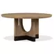 Tristan Swiss Coffee 60" Round Dining Table