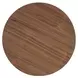 Solara Medium Brown and Gold Round Accent Table