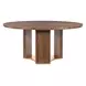 Eleana Medium Brown 66" Round Dining Table