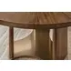 Eleana Medium Brown 66" Round Dining Table