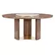 Eleana Medium Brown 66" Round Dining Table
