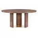 Eleana Medium Brown 66" Round Dining Table