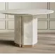 Eleana Beige 48" Round Dining Table