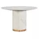 Eleana Beige 48" Round Dining Table