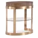 Solara Medium Brown 1 Drawer Nightstand