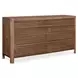 Solara Medium Brown 8 Drawer Dresser