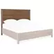 Solara Medium Brown King Panel Bed