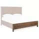 Solara Medium Brown King Panel Bed