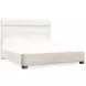 Eleana Beige Upholstered Queen Panel Bed