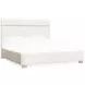 Solara Beige Upholstered California King Panel Bed