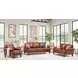 Soleil Brandy Leather 58" Loveseat