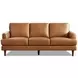 Ada Cognac Leather Living Room Set
