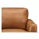 Ada Cognac Leather Upholstered Lounge Chair