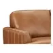 Ada Cognac Leather 80" Sofa