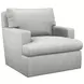 Bandar Gray Upholstered Swivel Chair