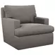 Bandar Black Upholstered Swivel Chair