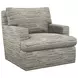 Bandar Beige Upholstered Swivel Chair