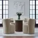Dining Studio Wicker Upholstered Dining Chair