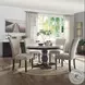 Nolan Linen Oak Side Chair Set of 2