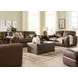 Creazzo Canyon Leather Living Room Set