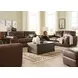 Creazzo Canyon Leather Living Room Set