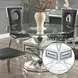 Noralie Clear 52" Round Dining Table
