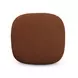 Domina Autumn Red Upholstered Rectangular Ottoman