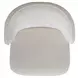 Dining Studio Ivory Upholstered Dining Chair with Casters