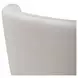 Dining Studio Ivory Upholstered Dining Chair with Casters